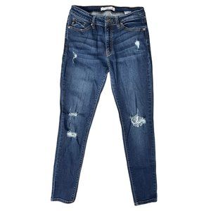 KanCan Distressed Jeans Dark Wash Size 28 / 9